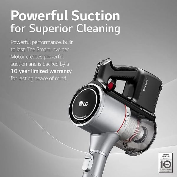 LG CordZero Cordless Stick Vacuum Cleaner, 2 Batteries Up to 120 Minutes LG CordZero Cordless Stick Vacuum Cleaner, 2 Batteries Up to 120 Minutes