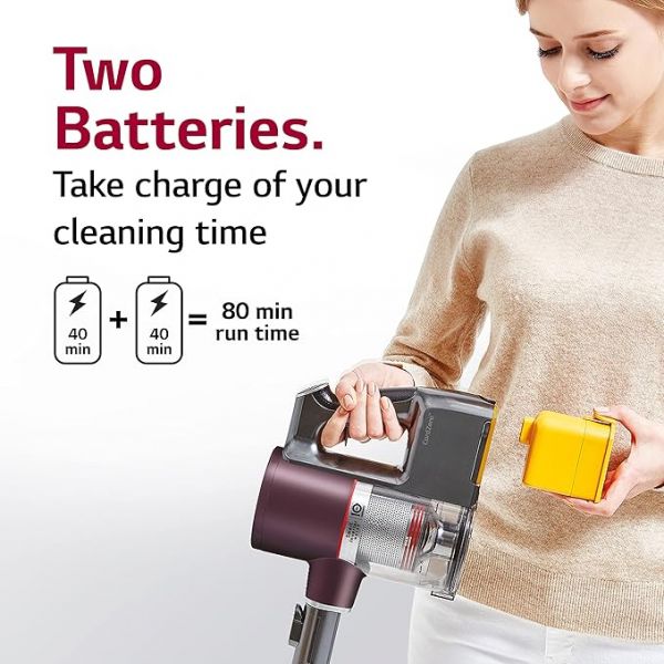 LG Cordzero A9, Two Batteries, for Hard-Floor, Carpet, Couch LG Cordzero A9, Two Batteries, for Hard-Floor, Carpet, Couch