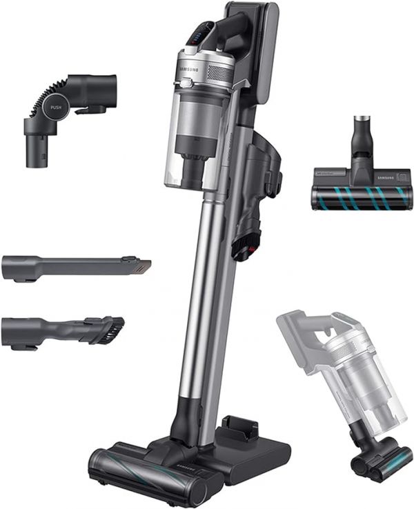 Samsung Jet 90 Cordless Stick Vacuum Long Lasting Battery and 200 Air Watt Suction Samsung Jet 90 Cordless Stick Vacuum Long Lasting Battery and 200 Air Watt Suction
